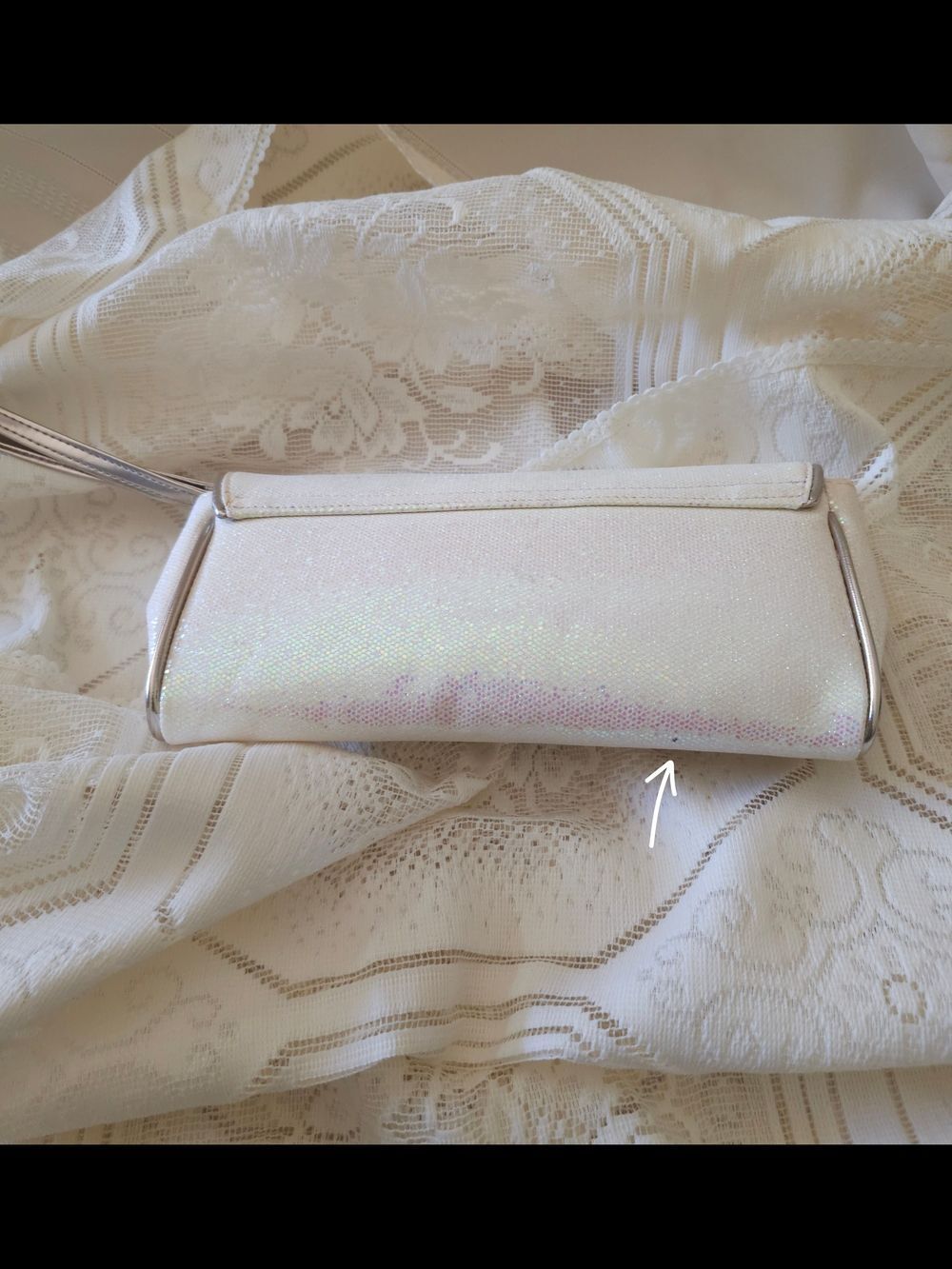 Marc Jacobs Iridescent White Wristlet Clutch - Picture 5 of 9